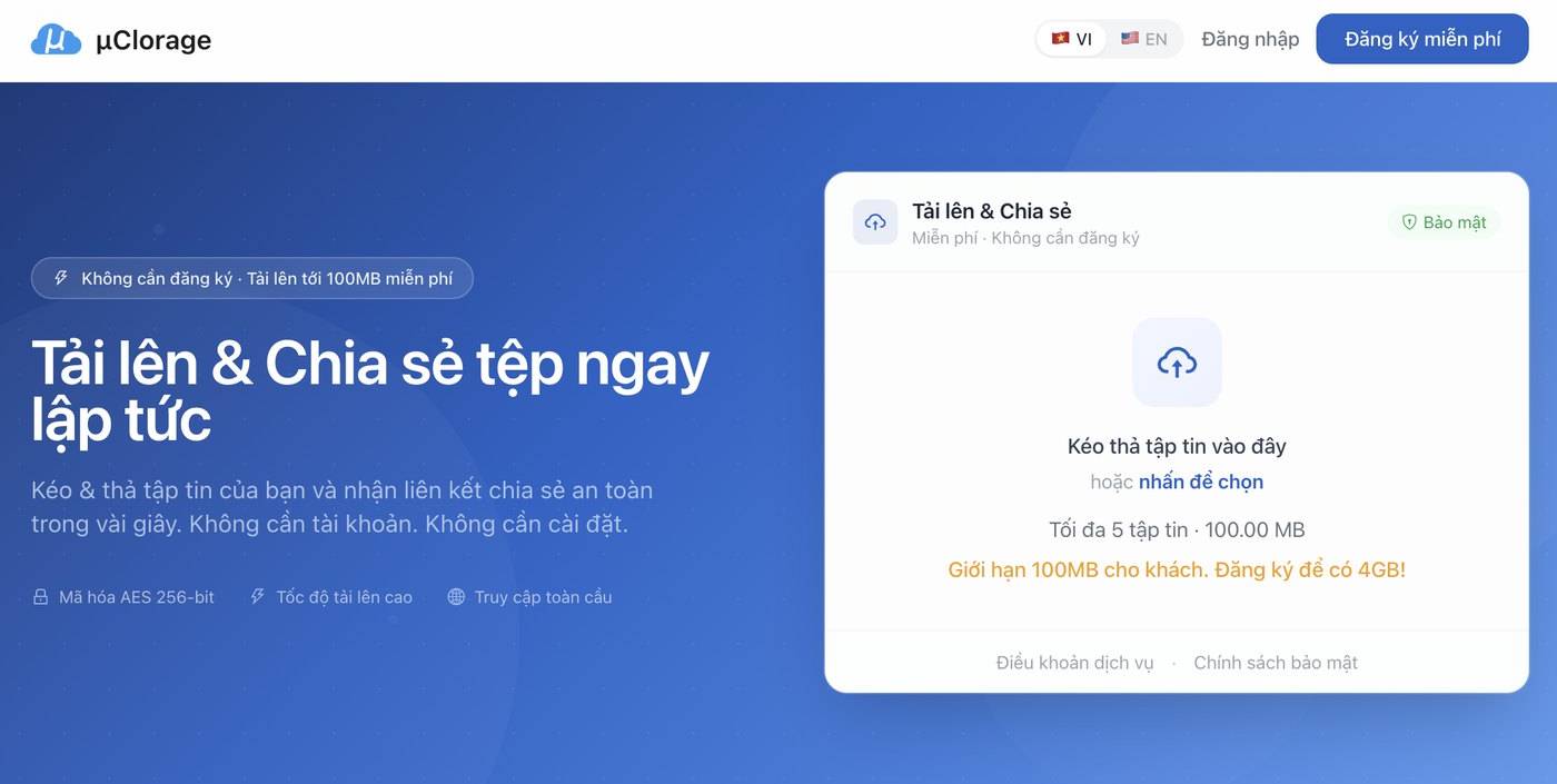 Giao diện µClorage